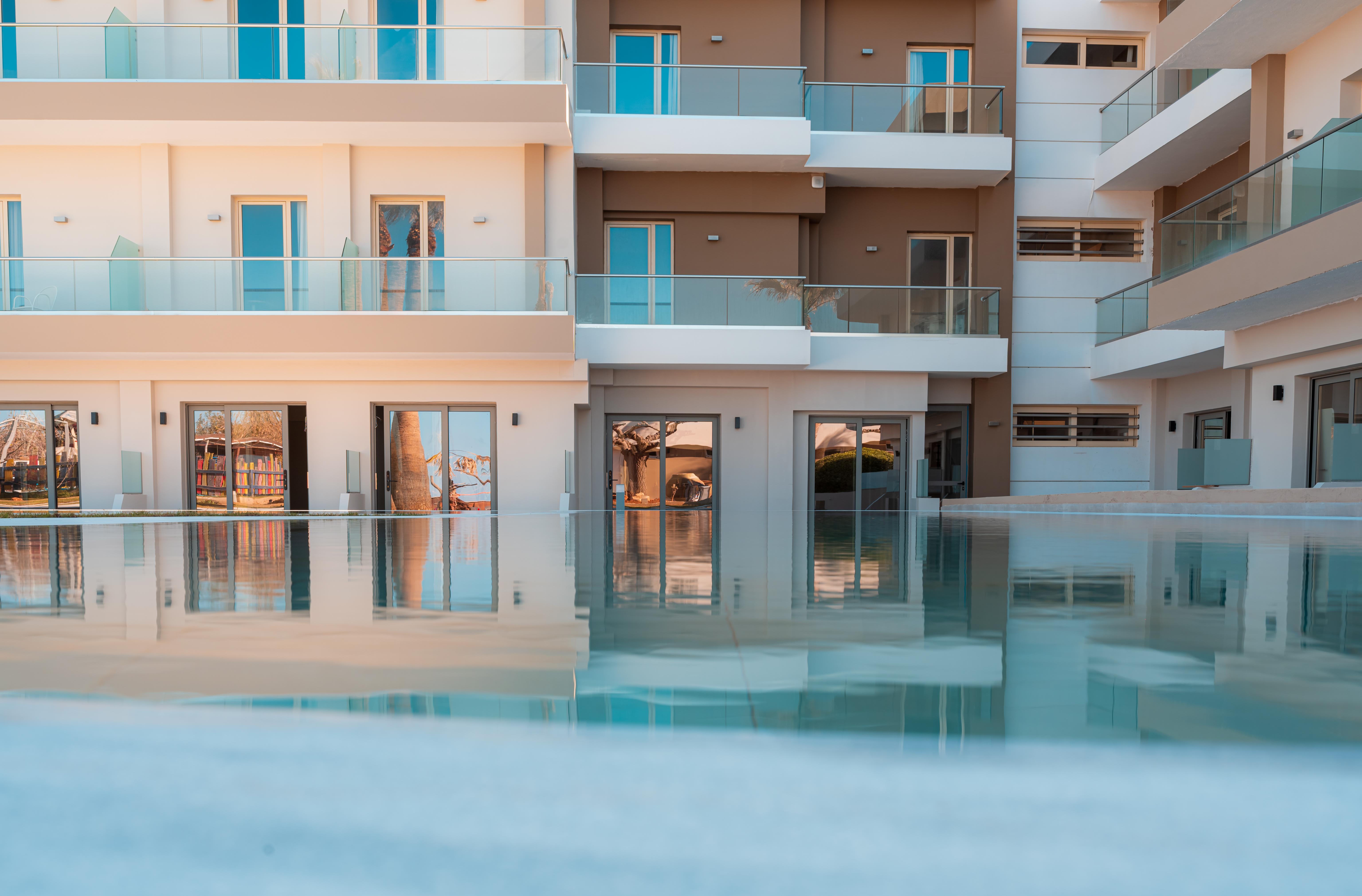 Malia Bay Beach Hotel & Bungalows Kültér fotó