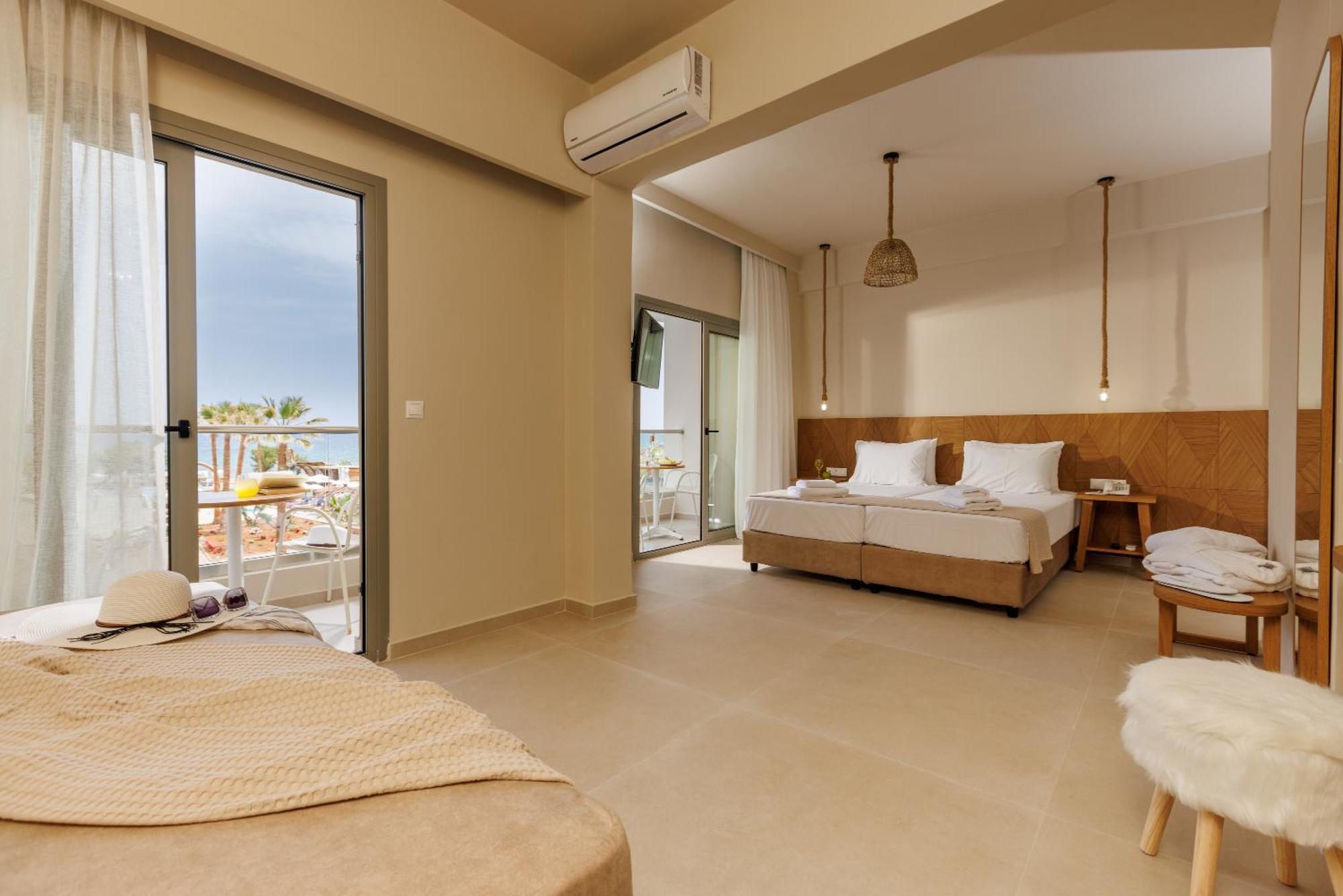 Malia Bay Beach Hotel & Bungalows Kültér fotó