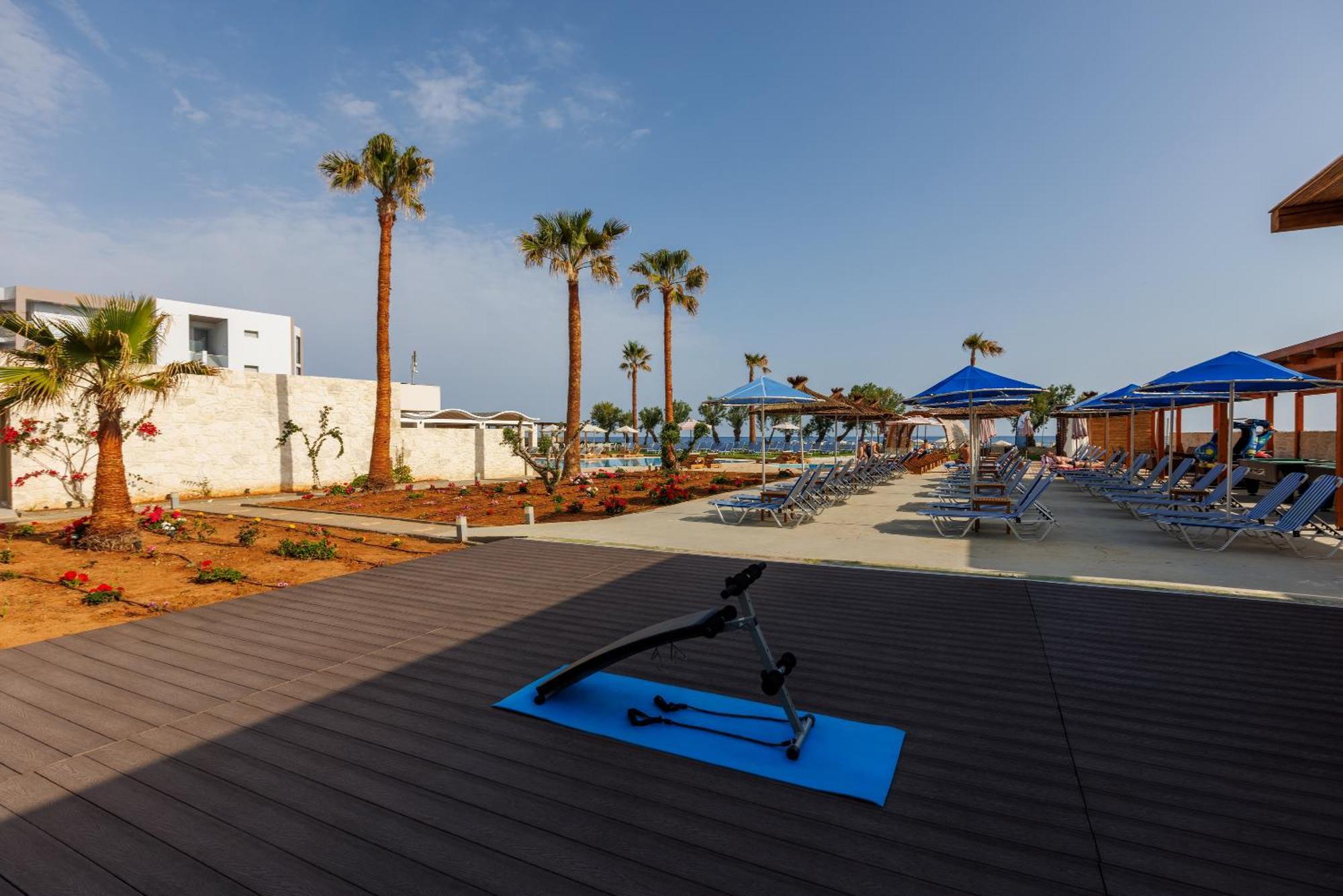Malia Bay Beach Hotel & Bungalows Kültér fotó