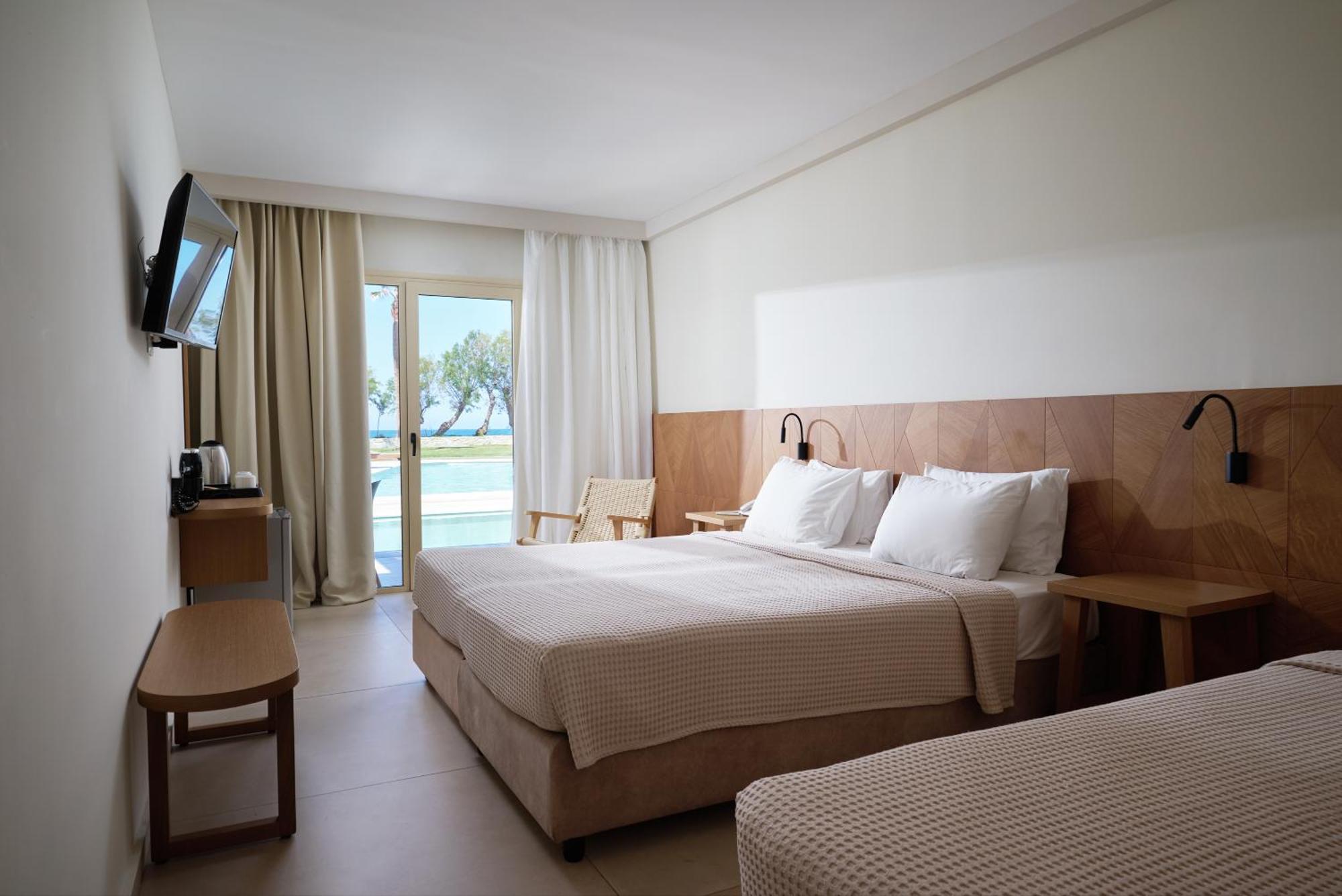 Malia Bay Beach Hotel & Bungalows Kültér fotó