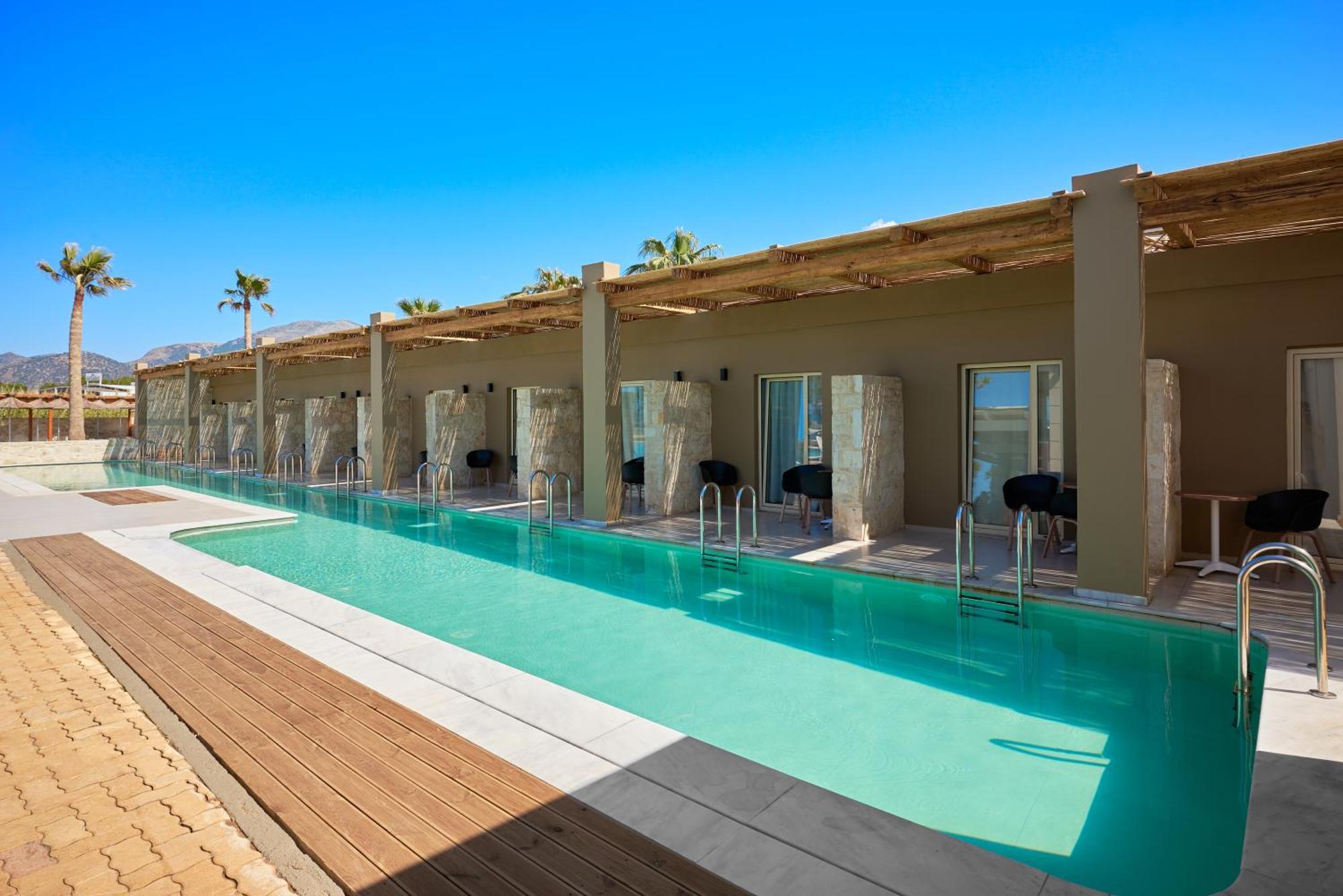 Malia Bay Beach Hotel & Bungalows Kültér fotó