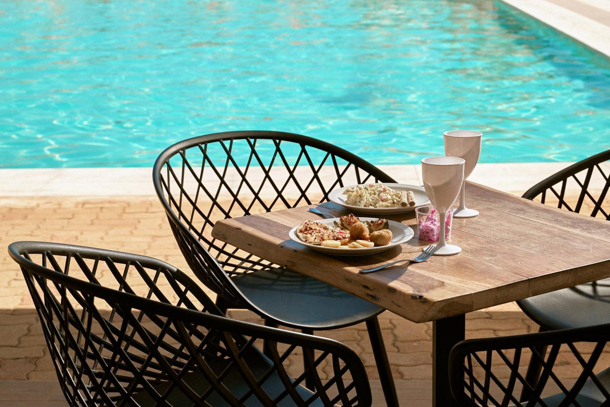 Malia Bay Beach Hotel & Bungalows Kültér fotó