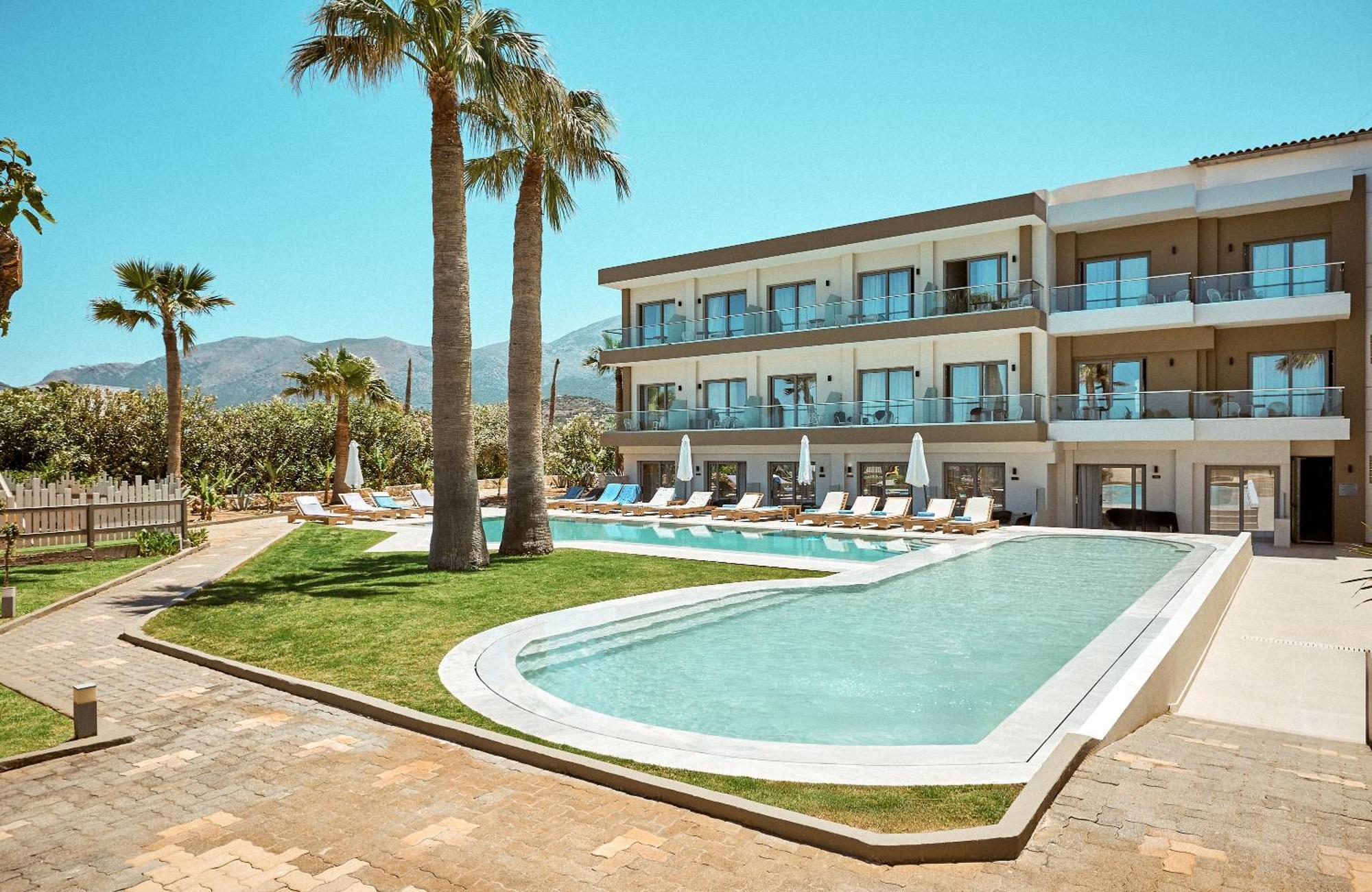 Malia Bay Beach Hotel & Bungalows Kültér fotó