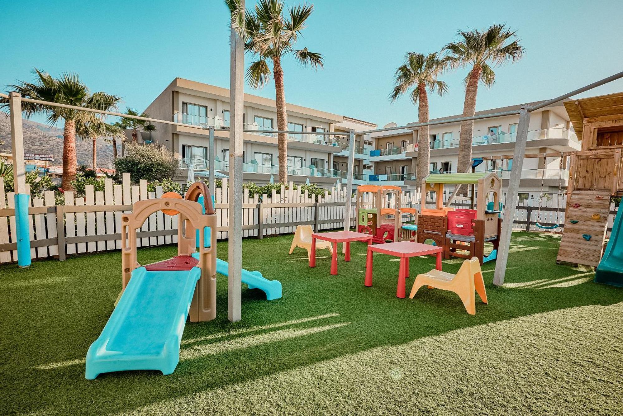 Malia Bay Beach Hotel & Bungalows Kültér fotó