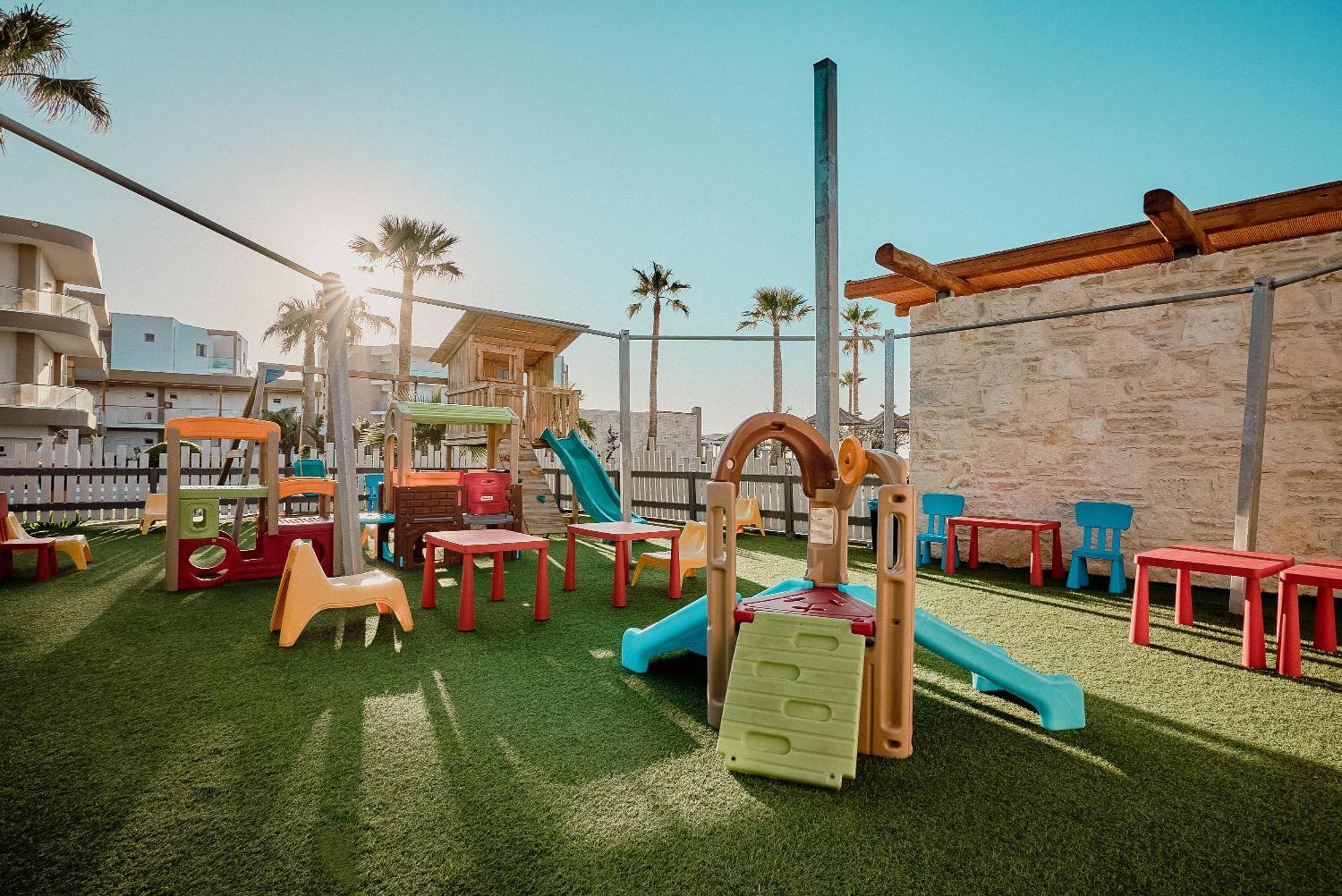 Malia Bay Beach Hotel & Bungalows Kültér fotó